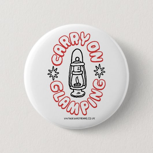 ga je gang met de glamping button badge (Voorkant)