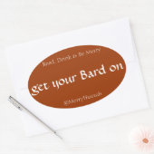 Ga je gang, Shakespeare Sticker (Envelop)