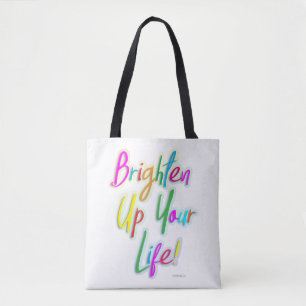 Ga je leven in een slogan verkorten tote bag