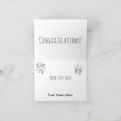 Ga je meisje! Kaart van gefeliciteerd met vuurwerk (Binnen)