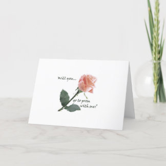 Ga je met me mee naar het bal? kaart