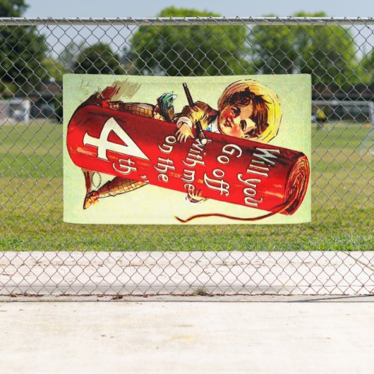 Ga je met me mee op de vierde? spandoek (Insitu)