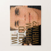 Ga je met mij naar Prom? Aangepast fotobericht Legpuzzel (Verticaal)