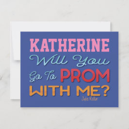 Ga je met mij naar Prom? Monogram