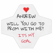 Ga je naar het bal met mij gepersonaliseerde verzo voetbal (Enkel)