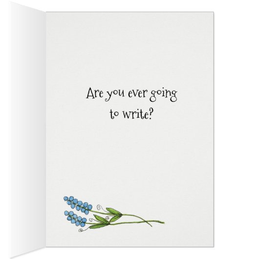 Ga je ooit schrijven? (Binnen (Rechts))