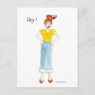 Ga je ooit schrijven, Briefkaart? Uitnodiging Briefkaart