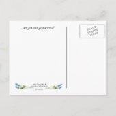 Ga je ooit schrijven, Briefkaart? Uitnodiging Briefkaart (Achterkant)