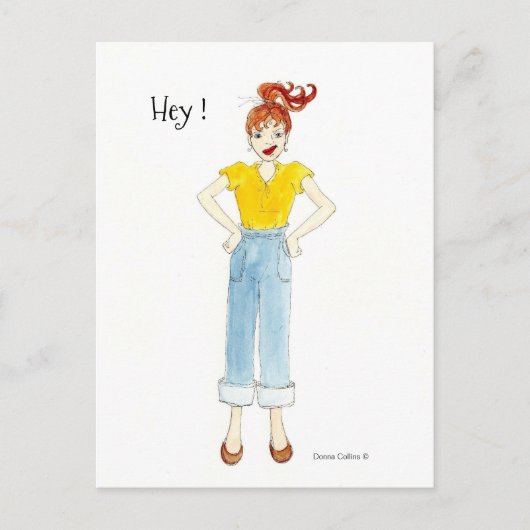 Ga je ooit schrijven, Briefkaart? Uitnodiging Briefkaart (Voorkant)