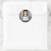 "Ga je ooit veranderen?" Ronde Sticker (Tas)