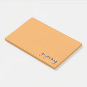 ga je weg na de aantekeningen post-it® notes (Schuin)