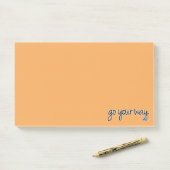 ga je weg na de aantekeningen post-it® notes (Op bureau)