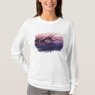 GA Jekyll Island, Boom begraafplaats op strand op T-shirt