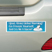 Ga jezelf bevriezen bumpersticker (Op auto)