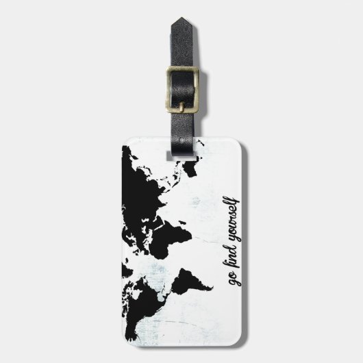 Ga jezelf vinden bagagelabel (Voorkant verticaal)