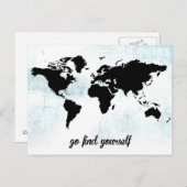 Ga jezelf zoeken briefkaart (Voorkant / Achterkant)