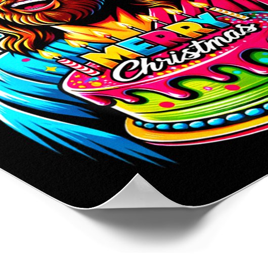 Ga Jezus het is je verjaardag Grappige Jezus Kerst Poster (Hoek)