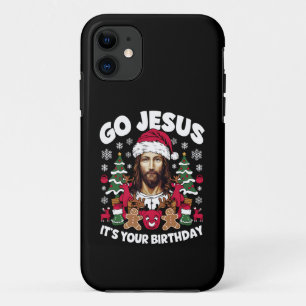 Ga Jezus Het Is Je Verjaardag Lelijk Kerst T-shirt Case-Mate iPhone Case