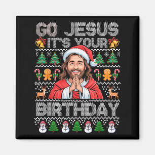 Ga Jezus Het Is Je Verjaardag Prettig Kerstmis Jon Magneet