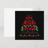 Ga Jezus, het is jouw kerstboomoranje. Kaart (Voorkant / Achterkant)