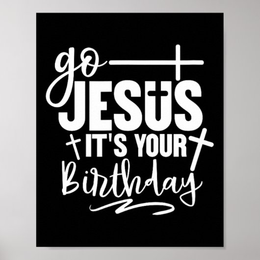 Ga Jezus, het is jouw kerstfeest. Poster (Voorkant)