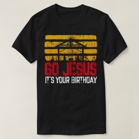 Ga Jezus Het is jouw kerstfeest Sc T-shirt (Design voorkant)