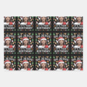 Ga Jezus, het is jouw verjaardag, lelijke kersttru Inpakpapier Vel (Voorkant)