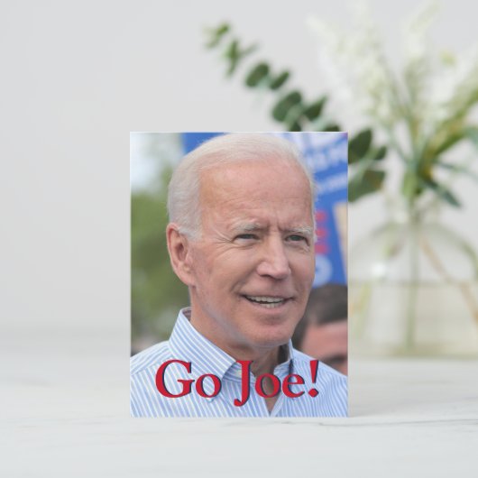 Ga Joe! Briefkaart (Staand voorkant)