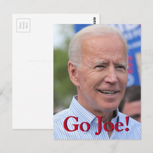 Ga Joe! Briefkaart (Voorkant / Achterkant)