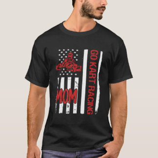 Ga K Racen Moeder Usa Vlag T-shirt