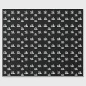 Ga karten, raceauto jongen verjaardag cadeaupapier (Vlak)