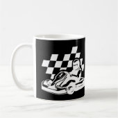 Ga karten, raceauto jongen verjaardag koffiemok (Links)