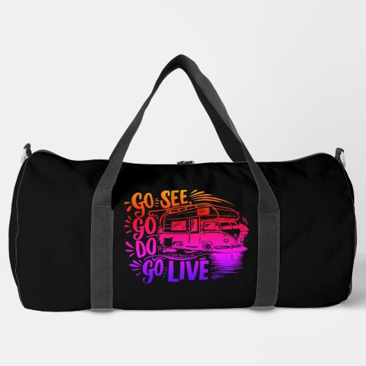 Ga kijken, ga doen, ga live avontuur plunjezak (Voorkant)