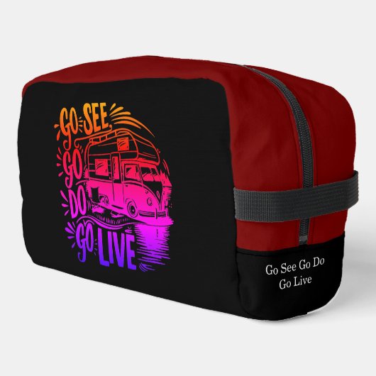 Ga kijken, ga doen, ga live avontuur toilettasje (Linkerhoek)