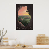 Ga Klimmen Reisposter Poster (Keuken)