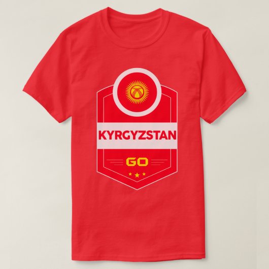 GA KYRGYZSTAN T-SHIRT (Design voorkant)