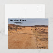 Ga langzaam! briefkaart (Voorkant / Achterkant)