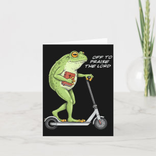 Ga Lof Prijs De Heer Grappige Kikker Christelijke Kaart