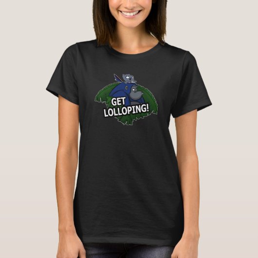 Ga Lolloping! Grappige Gorilla En Kat 1 T-shirt (Voorkant)