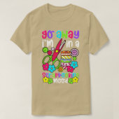 Ga me weg in een scrapboogstemming t-shirt (Design voorkant)