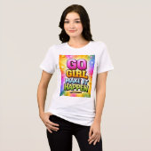 Ga Meid Doe Het Gebeuren Motiverend Tri-Blend Shirt (Voorkant volledig)