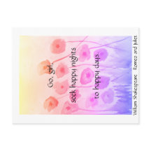 Ga, meisje...briefkaart (Romeo en Julia)