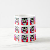 Ga Meisje Pop Art Schedel Patroon Koffiemok (Center)
