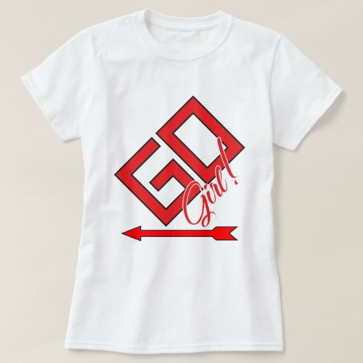 GA Meisje! T-shirt (Design voorkant)