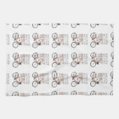 Ga met al je hart -  fiets theedoek (Horizontaal)