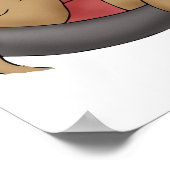 Ga met de Druk van de Stroom Poster (Hoek)