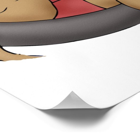 Ga met de Druk van de Stroom Poster (Hoek)