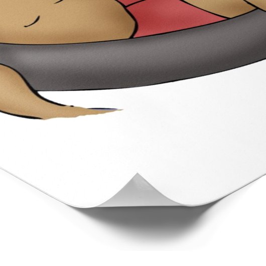 Ga met de Druk van de Stroom Poster (Hoek)