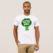 Ga met de Fro Bro mee! T-shirt (Voorkant volledig)
