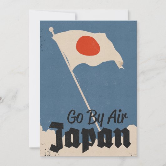 Ga met de lucht Japan Bedankkaart (Voorkant)
